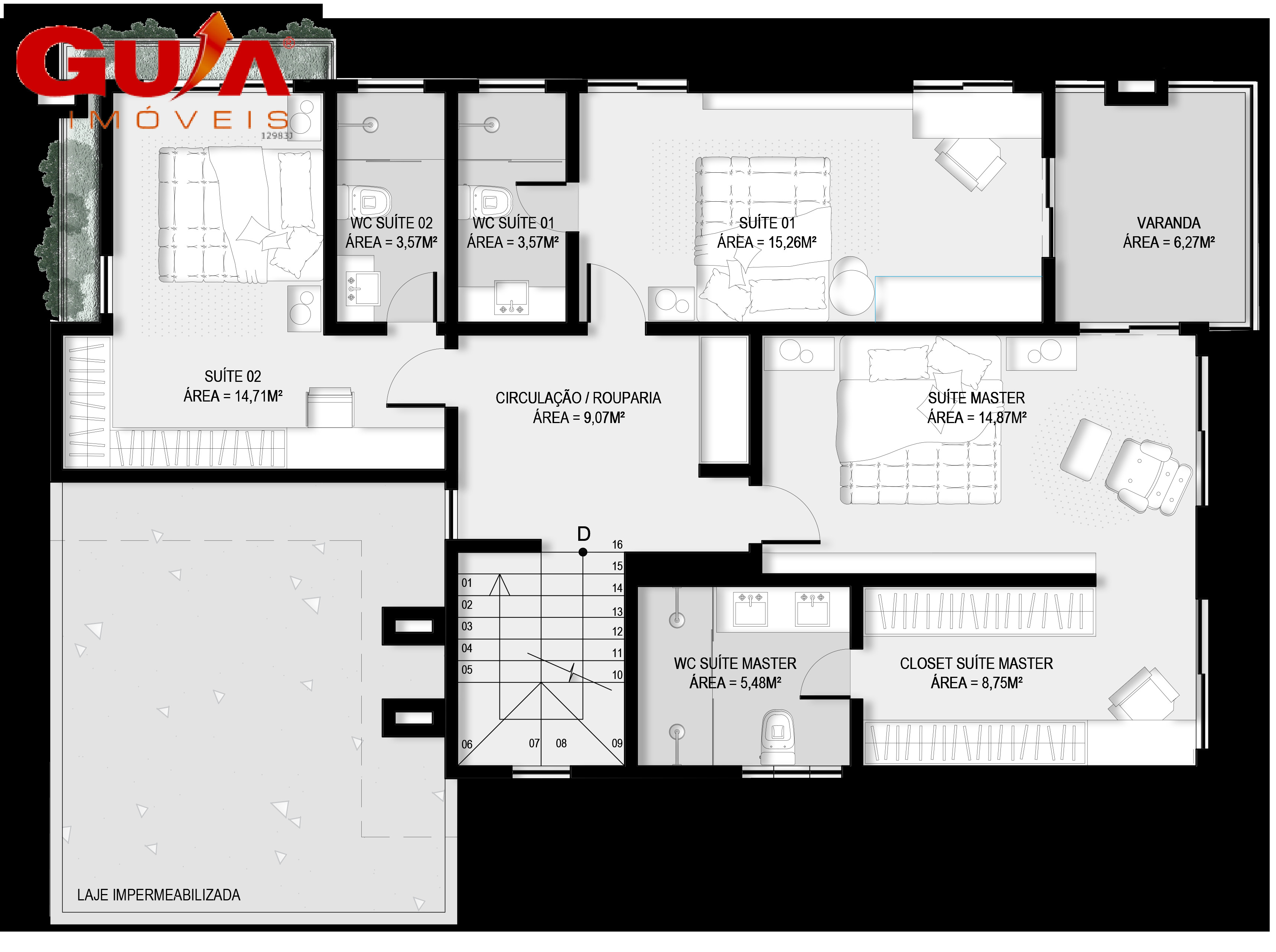 Casa de Condomínio à venda com 4 quartos, 215m² - Foto 3