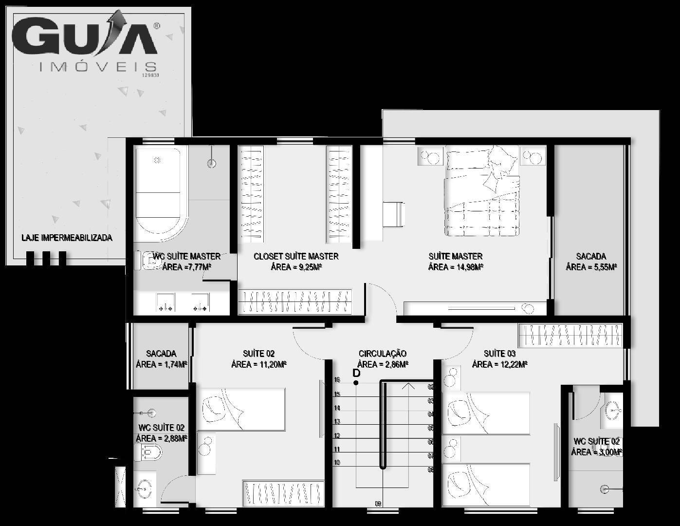 Casa de Condomínio à venda com 4 quartos, 190m² - Foto 7