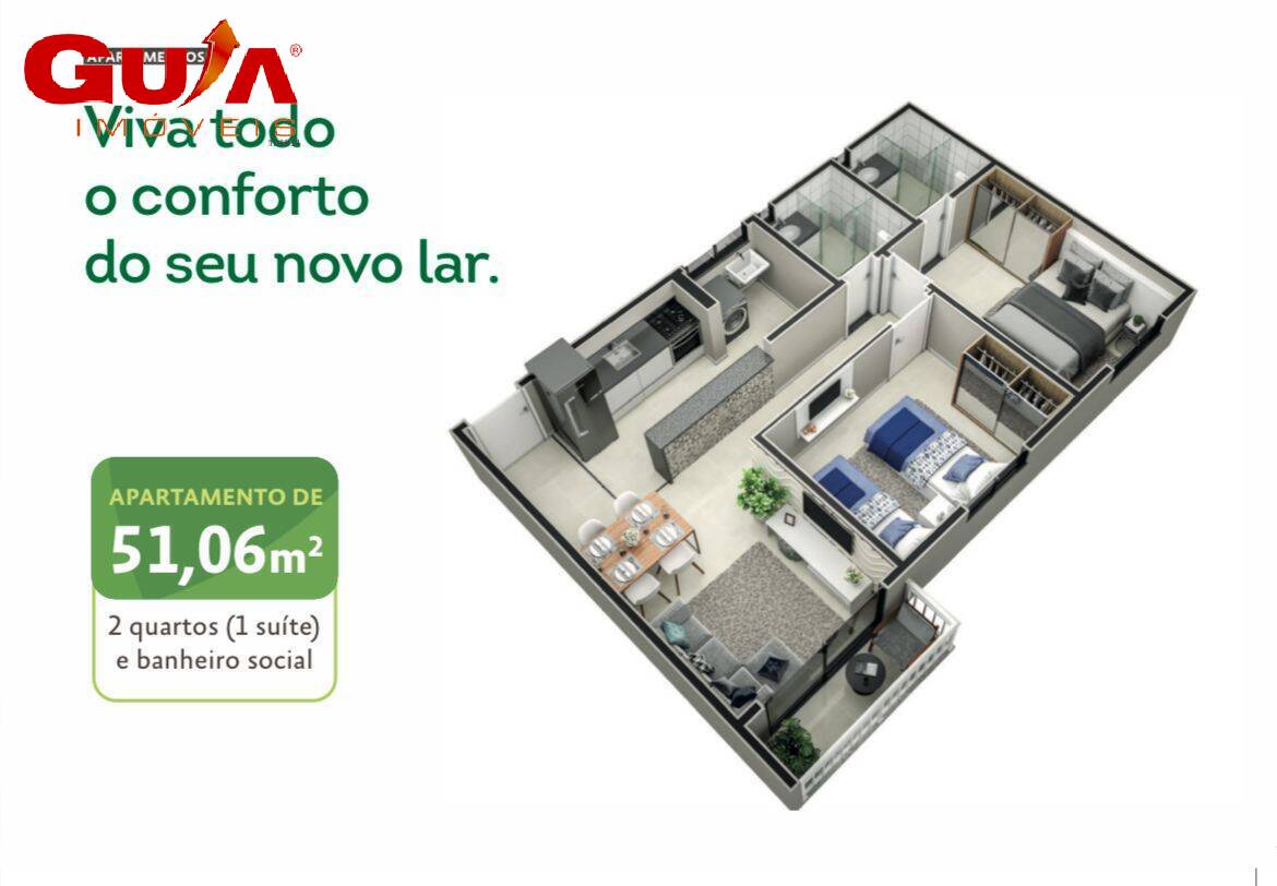 Apartamento à venda com 2 quartos, 51m² - Foto 13