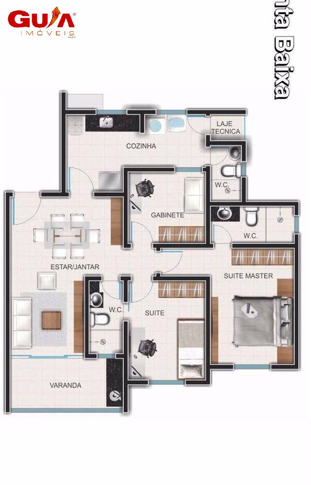 Apartamento à venda com 3 quartos, 75m² - Foto 30