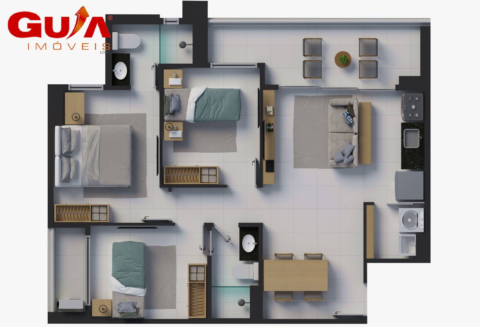 Apartamento à venda com 2 quartos, 57m² - Foto 18